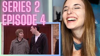 REACTING TO THE INBETWEENERS  Series 2 Episode 4 Night Out In London [upl. by Akenahs]