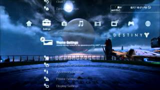 Destiny PS3 Dynamic Theme Day N Night  Preorder Bonus [upl. by Jez]