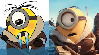 MINIONS  Papaya Song l funny drawing meme l Minions cartoon [upl. by Harvison133]