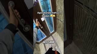 Apartmanda mahsur kaldım 😱😂 shorts keşfet motovlog kurye viral fyp trendyolgo tiktok [upl. by Ilatfen]