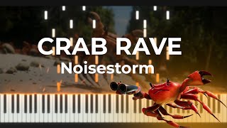 Noisestorm  Crab Rave Piano Cover  MIDI [upl. by Rosana]