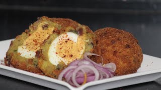 Dimer Devil  Deviled egg  Famous Bengali Street Food  Dimer Chop [upl. by Cima839]