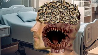 Head infection insect and dog maggots removal asmr2D animation and best cleaning treatment in head [upl. by Lotsirb111]