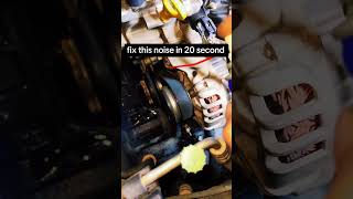 Fixing bad noise of belt in 20 second shortvideo mechancial skills [upl. by Assek306]