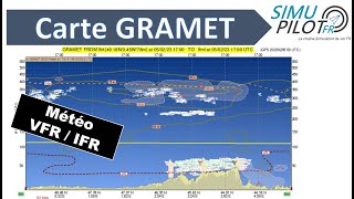 Tuto Carte GRAMET  Synthèse météo pour vols IFR ou VFR  Simulation de vol MSFS XPLANE [upl. by Biancha]