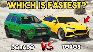 GTA 5 ONLINE  DORADO VS TOROS WHICH IS FASTEST [upl. by Kerril669]