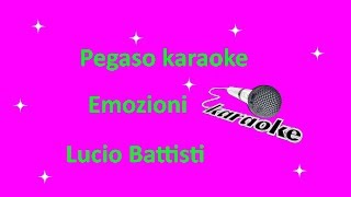 karaoke Emozioni Lucio Battisti [upl. by Lati970]