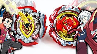 ゼットアキレス VS リヴァイブフェニックス Z Achilles VS Revive Phoenix Beyblade Burst [upl. by Biddick]