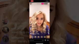 zoe laverne going off on instagram live [upl. by Lusar]