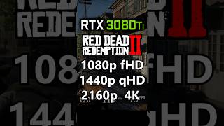 Red Dead Redemption 2  RTX 3080 Ti  1080p vs 1440p vs 2160p 4K [upl. by Eldin862]