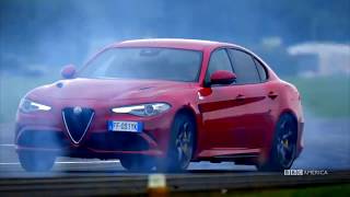 Alfa Romeo Giulia quadrifoglio or BMW M3 Top Gear BBC America [upl. by Lenhart]