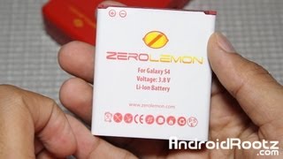 Zerolemon 3000mAh Battery  Wall Charger for Galaxy S4 Review [upl. by Loferski520]