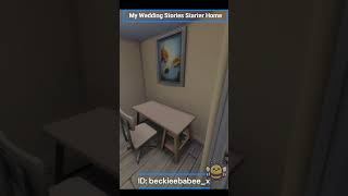 Sims 4My Wedding Stories Starter Home NO CC sims4 basegameplusonepack [upl. by Broderic]