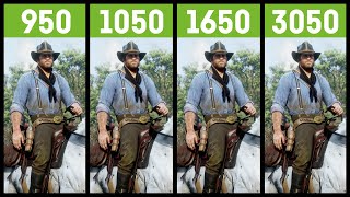 GTX 950 vs GTX 1050 vs GTX 1650 vs RTX 3050 [upl. by Gessner]