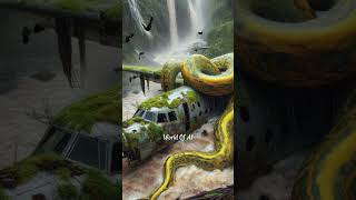 Nature Exploration  Amazon Rainforest  Giant Python naturetalks wow art shorts trending fyp [upl. by Beutner699]