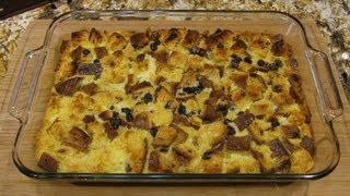 Pudding  Panettone Bread Pudding  Cheryls Home Cooking [upl. by Schatz]