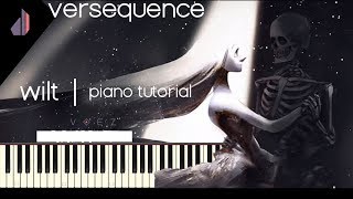 Wilt Eri MJQP  Synthesia Piano Tutorial [upl. by Eibocaj]