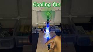 DIY amazing motor fan🤩 induction motor brushless DC electric motor shorts DC air conditioner fan [upl. by Enyawd656]