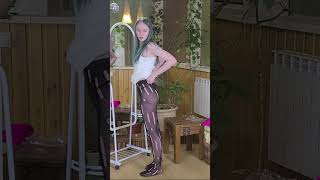 4 tights try on [upl. by Sorac]