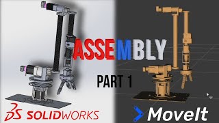 From SolidWorks to URDF amp MoveIt Part 1  Assembly [upl. by Mcnelly]