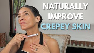 Natural Fixes for Crepey Skin  Peaches Skin Care [upl. by Homerus]