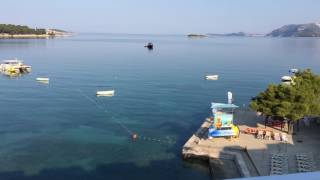 Our balcony View from the Hotel Epidaurus Cavtat [upl. by Dalt]