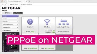 How to set up a PPPoE connection on NETGEAR [upl. by Atnauqahs]