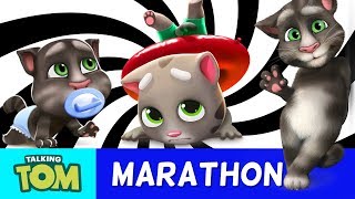 ALL Talking Tom Shorts  Hyper Marathon [upl. by Elahcar]