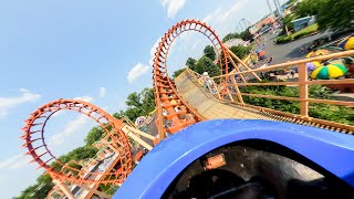 Flashback at Six Flags New England FULL POV [upl. by Assirrac35]