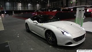 White Ferrari California T  Loud Sound  Driving [upl. by Naam2]