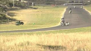 Sellers Massive Crash at the Buffalo City SuperGP [upl. by Van]