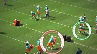 Miami Dolphins fallback tackle drill Linebackers [upl. by Ayoj]