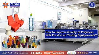 How to Ensure Polymer Plastic Quality with Lab Testing Equipment  Complete Guide in Hindi [upl. by Ahsiekyt]