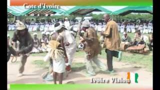 Cote dIvoire danses du Nord region du Denguele [upl. by Auhsot]