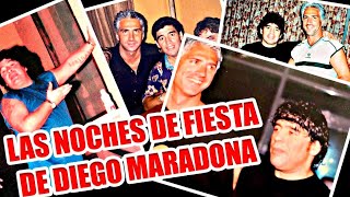 🥴NOCHES de FIESTA de DIEGO MARADONA  ARCHIVOS INÉDITOS [upl. by Aemat]