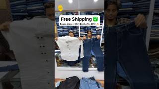 Baggy Jeans  Plus Shirt Combo Rs 699🔥 Combo Offer Free Shipping shorts trending baggy [upl. by Pentha]