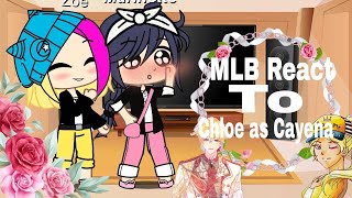 MLB Reacts to Chloe As Cayena hills  original  adopted au  12 [upl. by Winston]