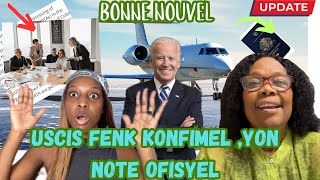 Bon NouvelNote ofisyel sa Fenk Tombé😳Moun Aprouveyo bay authorization après election an✈️Moun TPS👂 [upl. by Kinsman]