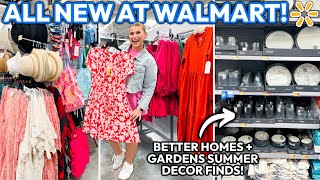 EVERYTHING NEW AT WALMART  SUMMER 2024 ☀️  Walmart Dollar Shop Summer Decor NEW Dresses  Sandals [upl. by Yc]