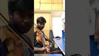 Snehithane song Violin cover [upl. by Ydasahc]