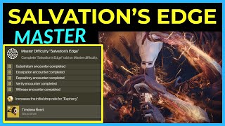 MASTER Salvations Edge  Full Raid Clear [upl. by Hauge]