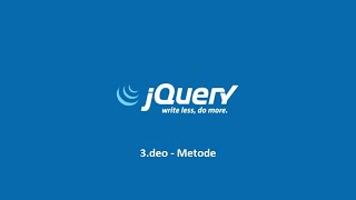 Jquery tutorijal na srpskom 3  methods [upl. by Ainslee]