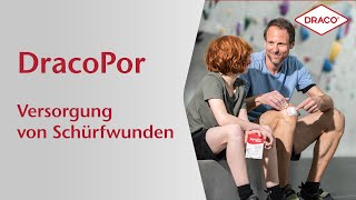 In 4 einfachen Schritten Schürfwunden versorgen  Mit DracoPor [upl. by Geri272]