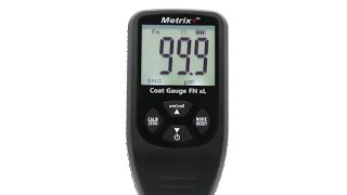 Metrix Coat Gauge FNxL DFT Meter  Calibration Guide [upl. by Hollinger890]