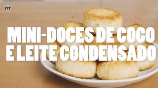 Mini doces de coco e leite condensado [upl. by Kadner]