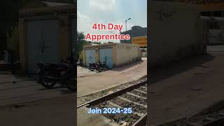 4 Day Apprentice Working apprentice apprenticeshipindia railwayapprentice [upl. by Nyssa]