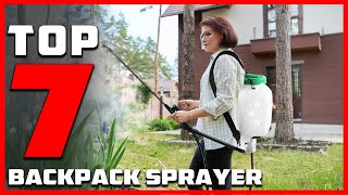 Top 7 Backpack Sprayers for Efficient Gardening [upl. by Jody]