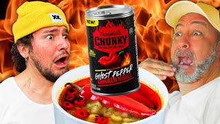 World’s Spiciest Chicken Noodle Soup Challenge ft My Dad [upl. by Areek]