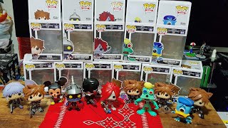 Unboxing 11 Kingdom Hearts III Funko Pop Vinyl Figures  11 Days till Christmas [upl. by Nesyla]