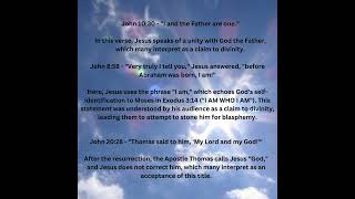 is Jesus really God  bible biblestudy jesus affirmations bibleverse shorts truth [upl. by Hayotal]